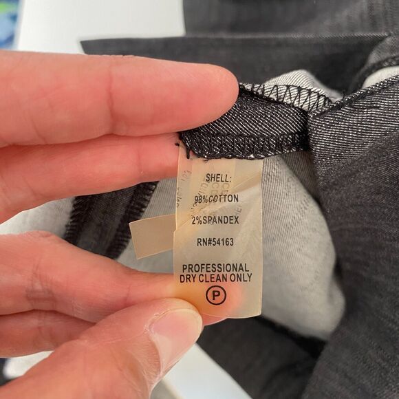 Calvin Klein Sheath Dress 10 Gray Sleeveless Square Neck Knee Length Business - Picture 8 of 8